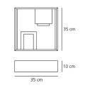 Artemide Fato lampada da tavolo-parete dimensioni