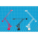 Artemide Tizio Lampada da tavolo Bianco ambientazione