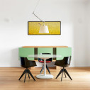 Artemide Tolomeo Decentrata Suspension diffusore Ø360 pergamena 0780020A