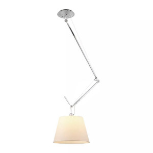 Artemide Tolomeo Decentrata Suspension diffusore pergamena/raso