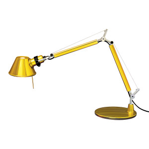 Artemide Tolomeo Micro Lampada da tavolo Gold 