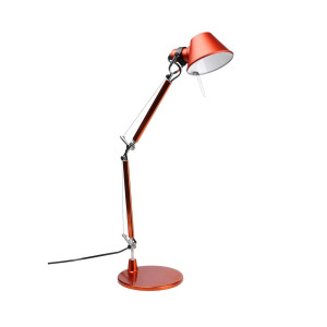 Artemide Tolomeo Micro Lampada da tavolo Rosso anodizzato