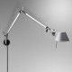 Artemide Tolomeo Mini Wall Alluminio ambientazione