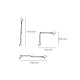 Artemide Tolomeo Nero Wall dimensioni