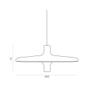 Avro lampada a sospensione Martinelli Luce dimensioni