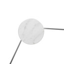 Azou 7 lampada da parete KDLN dettaglio marmo bianco