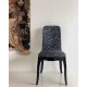 B.B. Chair Triangular Black Qeeboo ambientazione