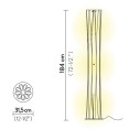 Bach Floor XXL lampada da terra Gold Slamp dimensioni