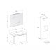 Bagno Soft Composizione 1 misure