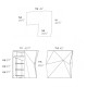 Faz Bancone bar angolare Vondom dimensioni