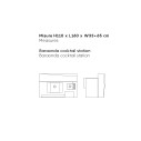 Baraonda bancone lineare Myyour cocktail station dimensioni