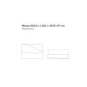 Baraonda bancone lineare Myyour dimensioni
