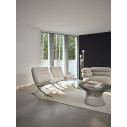 Knoll Mies Van Der Rohe Barcelona Poltrona Pelle Volo Bianco ambientazione