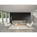 Knoll Mies Van Der Rohe Barcelona Poltrona Pelle Volo Bianco ambientazione