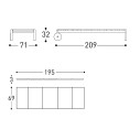Barcode Lettino Varaschin dimensioni