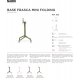 Base Frasca Mini Folding Nardi Outdoor Scheda tecnica