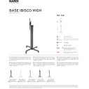 Base Ibisco High Nardi Outdoor Living Scheda tecnica