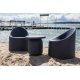 Bay poltroncina Serralunga Outdoor Design ambientazione