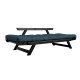 Bebop Divano Letto Black Karup Design Blu petrolio 