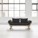 Bebop Divano Letto Natural Karup Design Grigio scuro Ambientazione