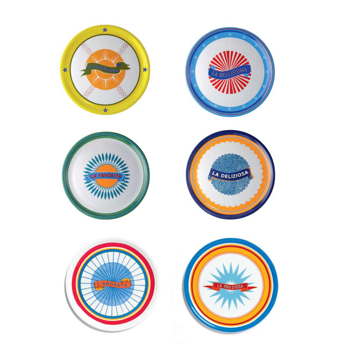 Bel Paese Set 6 Piatti Pizza BITOSSI HOME | DESIGNPERTE.IT
