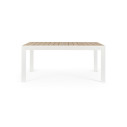 Tavolo allungabile Belmar 160-240x100 bianco Bizzotto vista