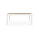 Tavolo allungabile Belmar 160-240x100 bianco Bizzotto vista