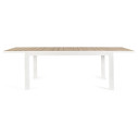 Tavolo allungabile Belmar 160-240x100 bianco Bizzotto vista