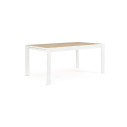 Tavolo allungabile Belmar 160-240x100 bianco Bizzotto vista