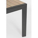 Tavolo allungabile Belmar 160-240x100 naturale-antracite Bizzotto dettaglio