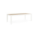 Tavolo allungabile Belmar 220-340x100 bianco Bizzotto vista