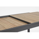 Tavolo allungabile Belmar 220-340x100 naturale-antracite Bizzotto dettaglio