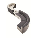 Belt Poltrona curva monotessuto Varaschin vista