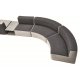 Belt Poltrona curva monotessuto Varaschin vista