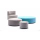 Belt Pouf monotessuto Ø135 Varaschin vista