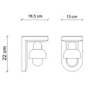 Lampada Berimbau C2600 Decò Ferroluce dimensioni