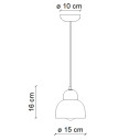Lampada Berimbau C2611 Decò Ferroluce dimensioni
