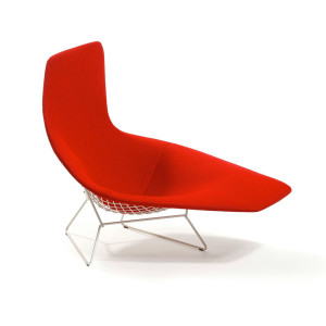 Knoll Bertoia Asimmetrica Poltrona rivestita