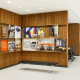 Knoll Bertoia Panca Listoni Neri ambientazione