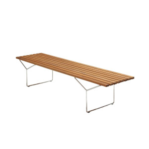 Knoll Bertoia Panca Listoni Teak Outdoor