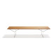 Knoll Bertoia Panca Listoni Teak Outdoor vista