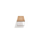 Knoll Bertoia Panca Listoni Teak Outdoor vista