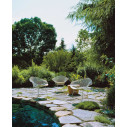 Knoll Bertoia Diamond Poltroncina verniciata Outdoor ambientazione
