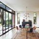 Knoll Bertoia Sedia in Cuoio ambientazione