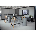 Knoll Bertoia Sgabello Counter con cuscino ambientazione