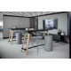 Knoll Bertoia Sgabello Counter con cuscino ambientazione