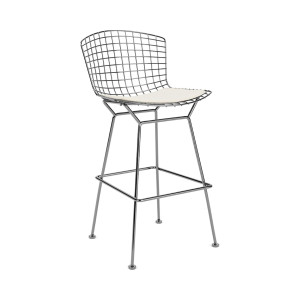 Knoll Bertoia Sgabello Bar con cuscino