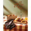 Alessi BG03 R Mattina Cassetta per pane in acciaio colorato Warm Grey ambientazione