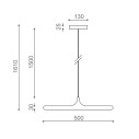 Bilancella 512.21 sospensione Tooy dimensioni