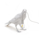 Bird Lamp Waiting White Indoor 14732 Seletti vista